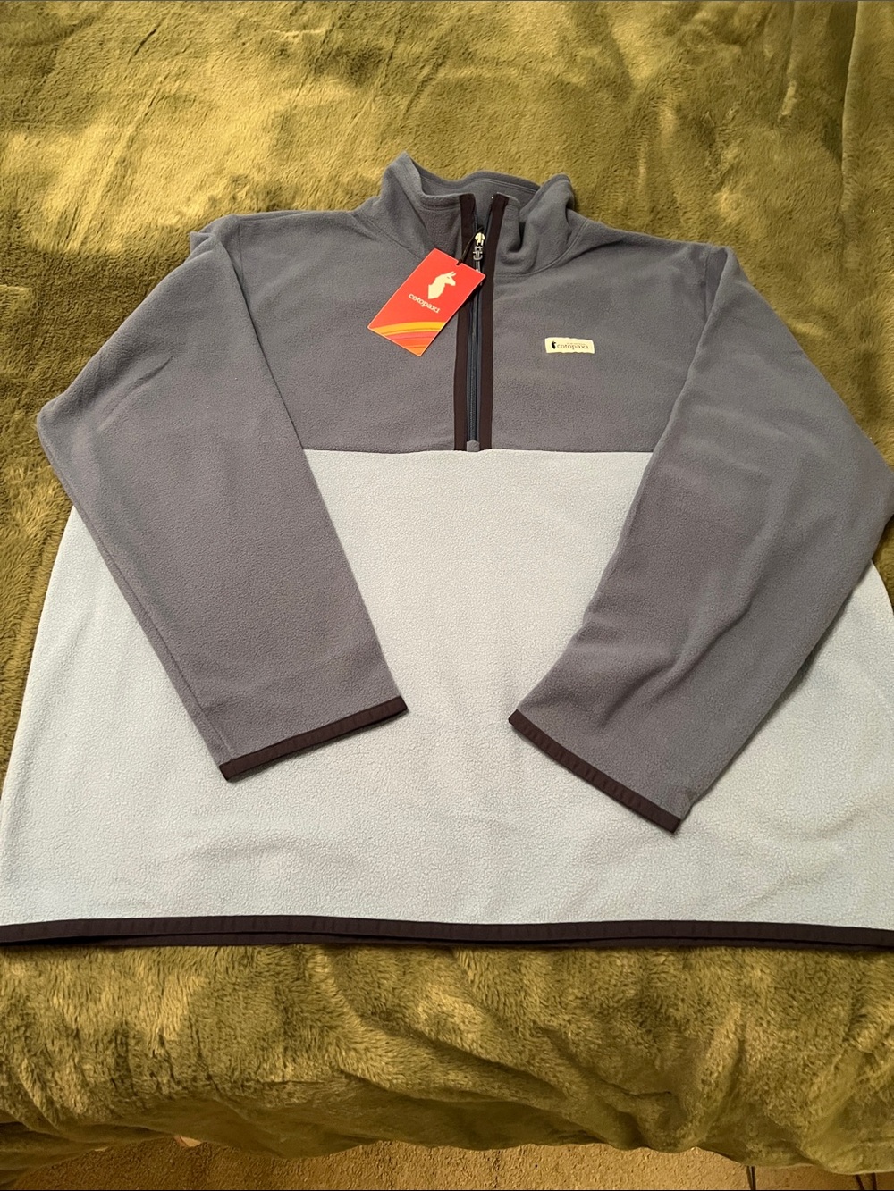 New Mens XXL COTOPAXI 1/4 zip LIGHTWEIGHT FLEECE PULLOVER